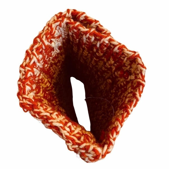 VINTAGE Handmade Sweater Knit Hand Muff Hand Warmer Clutch Bag - Picture 5 of 6